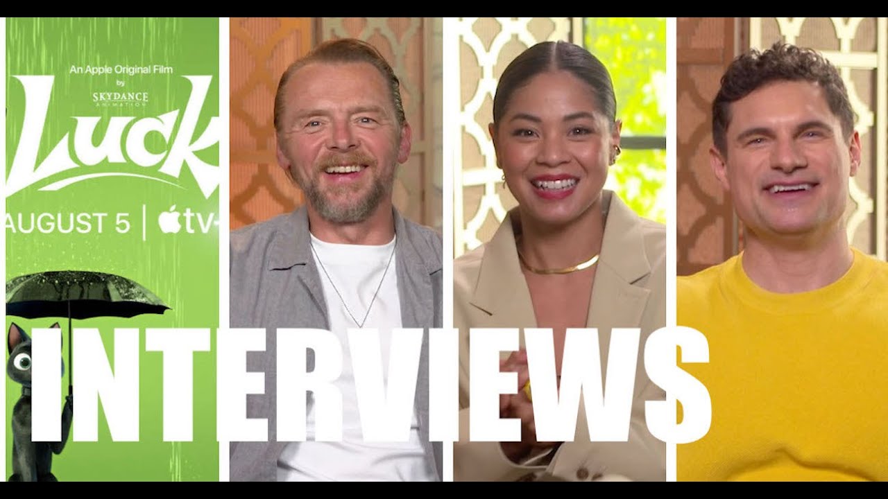 LUCK Cast Interviews - Simon Pegg, Eva Noblezada, Flula Borg