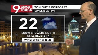 Mild and breezy weather continues