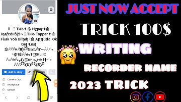 How to make uniqueame 2023 recorder name  facebookaccount without Pro..