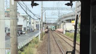 【西鉄電車】車窓☆二日市駅〜下大利駅
