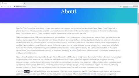 OpenCV Python Installation on Windows PC
