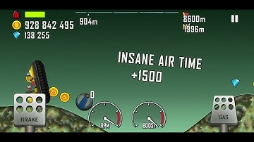 Hill Climb Racing 1.60.0 (60 fps): Hovercraft + Alien Planet 1999m (full run)