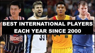 The Best International NBA Player From Each Draft Class Since 2000