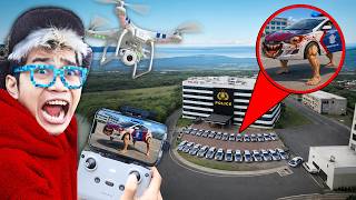 Drone Berhasil Menangkap Mobil Police Anomali Yang Sebenarnya Di Dunia Nyata