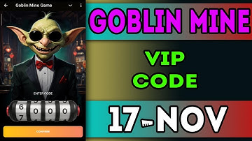 Goblin Mine Game Code 17 November | Goblin Mine Game VIP Code | Goblin Mine Game Daily Combo | AGP