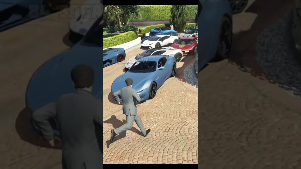 GTA 5 Michael Transformation Story | New Car Collection | 