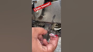 Chain loosed problem / how to tight  the chain ??? / how to check / - #maintanence #yamaha #bike