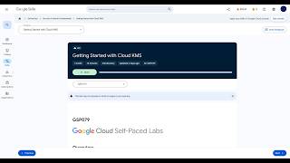 Qwiklabs | Getting Started with Cloud KMS [GSP079]
