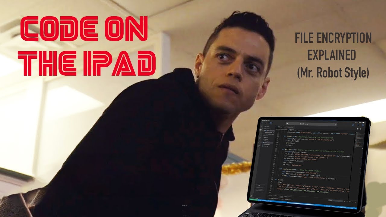 Coding on the iPad Pro (Mr. Robot Style)