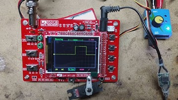 Tesing DSO138 Oscilloscope with servo tester.