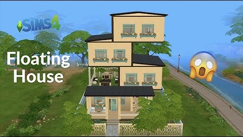 Building a FLOATING HOUSE in The Sims 4!