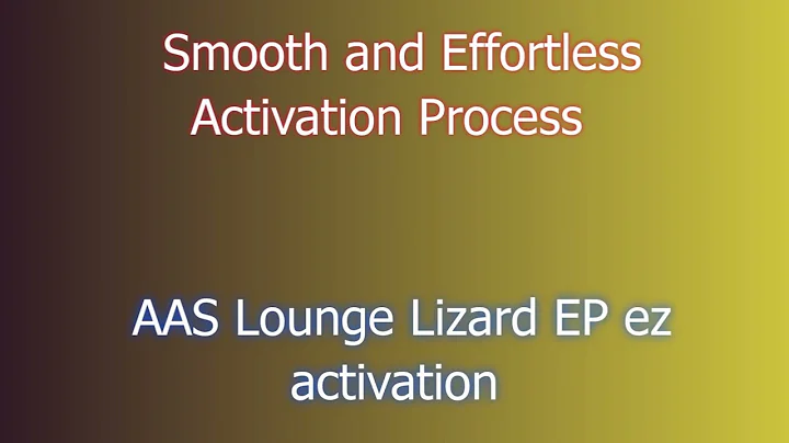 AAS Lounge Lizard EP Installation Tutorial: Easy Steps