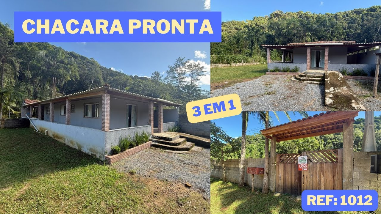 REF. 1012, CHACARA PRONTA EM PEDRO DE TOLEDO - SP, POR R$ 219.000,00