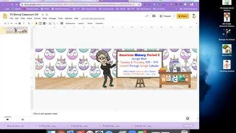 Bitmoji Google Classroom Banner GIF