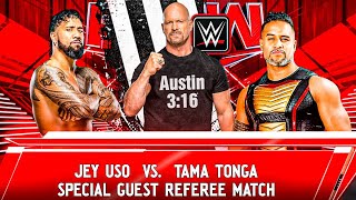 WWE 2K24  Jey Uso vs Tama Tonga | Raw | Gameplay
