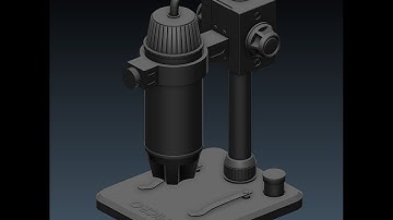 Blender: Modeling a Microscope (Part 1 of 2)