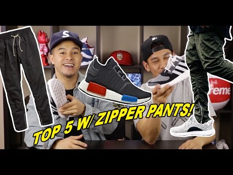 TOP 5 SNEAKERS TO WEAR WITH ZIPPER PANTS