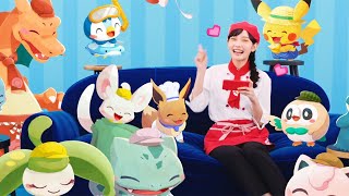 ピカチュウ＆イーブイらキュートなポケモンがやってくる！　仲間になってお着替えも　「ようこそ！ポケモンカフェ ～まぜまぜパズル～」新CM