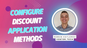Odoo E-commerce Connectors - Configure discount application methods