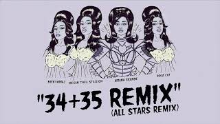 Ariana Grande - 34 35 (The 'All Stars' Remix) feat. Nicki Minaj, Doja Cat and Megan Thee Stallion