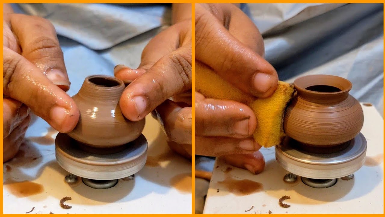 I've been making miniature pottery (on a mini wheel) for a couple