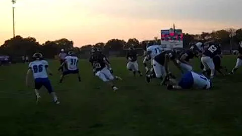 Justin Durham, TD run, Lloyd Memorial (9/19/2014)