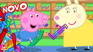 Peppa Pig Português Brasil Comprando Sapatos Para George Novo Contos Da Peppa Pig