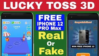 Lucky toss 3D Payment Proof - Lucky Toss 3d Real or Fake - Lucky Toss 3d Game|spin and win iphone| screenshot 5