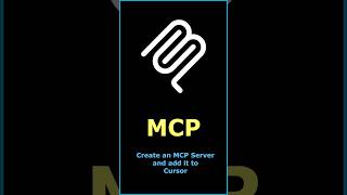 Create an MCP server and add to cursor in under 1 minute #mcp #cursor #mcp-server