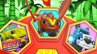 Spin the Wheel #5 w\/ Blaze \& Animal Friends! | Blaze and the Monster Machines