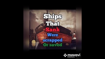 Ships that sank were scrapped or saved #history #ww2 #ww1 #titanic #olympic #ship