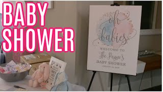 Twin shower - our baby shower (twin pregnancy)