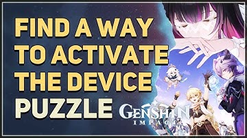 Find a way to activate the device Genshin Impact