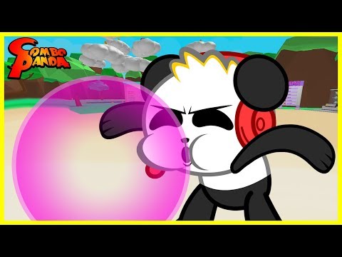 BIGGEST BUBBLE OF ALL TIME! Roblox Bubblegum Simulator Let's Play with Combo Panda