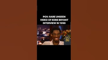 Rare unseen video of Kobe Bryant