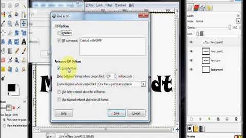 Gimp Text Animation Tutorial
