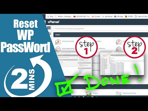 Reset WP Password | Can't Access WP-Admin Reset my WordPress password | WP-Admin Not Working 2022