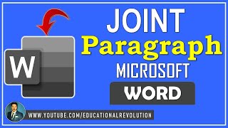 MS Word | How to Remove Empty Extra Lines | How to Joint Paragraph Ms Word How To Remove Empty Extra Lines How To Joint Paragraph