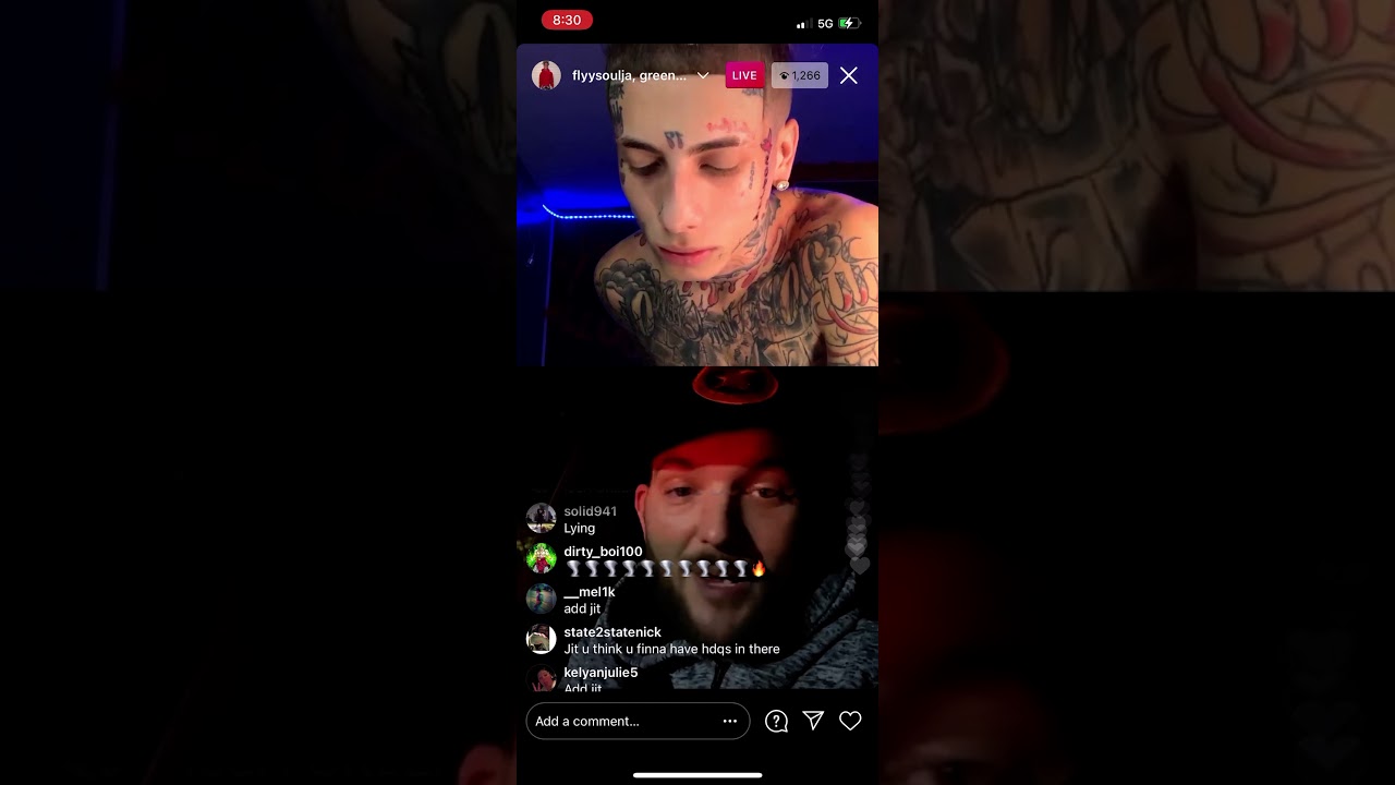 Green Hat Guy live with Flyy Soulja (Feb 2021)