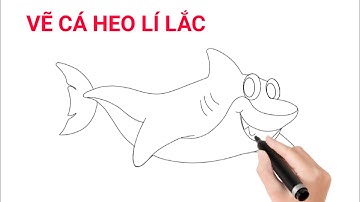 #shorts Vẽ cá heo 3D đơn giản nhanh và đẹp | Easy and simple Dolphin Drawing