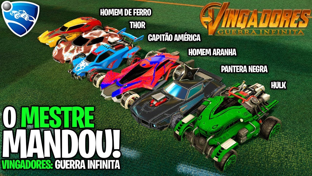 Rocket League - O MESTRE MANDOU DOS VINGADORES: GUERRA INFINITA!
