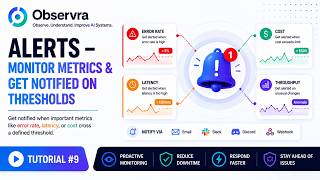 Observra Tutorial #9: Alerts - Monitor Metrics & Get Notified on Thresholds