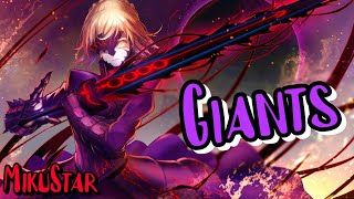 NIGHTCORE - Giants (V O E) [Lyrics]