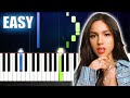 Olivia Rodrigo - Traitor - EASY Piano Tutorial by PlutaX