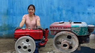 Genius Girl. Repair Complete Restoration of Diesel Engines Severely Damaged  Recovery Techniques