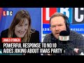 James O'Brien's powerful response to No10 aides joking about Christmas party | LBC