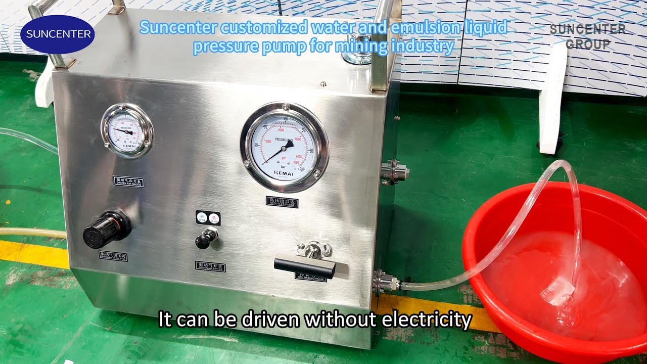 Customized water and emulsion liquid pressure pump for mining industry 