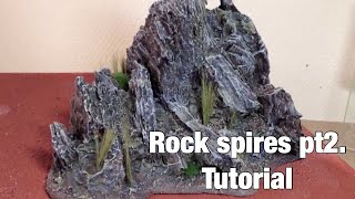 Wargaming board - rock spires part 2 tutorial