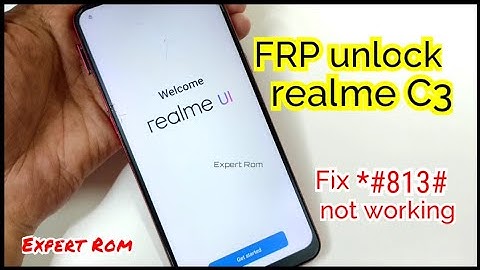 Realme C3 Unlock FRP Google Account Bypass Without Pc Fixed *#813# Not working Easy Way Method