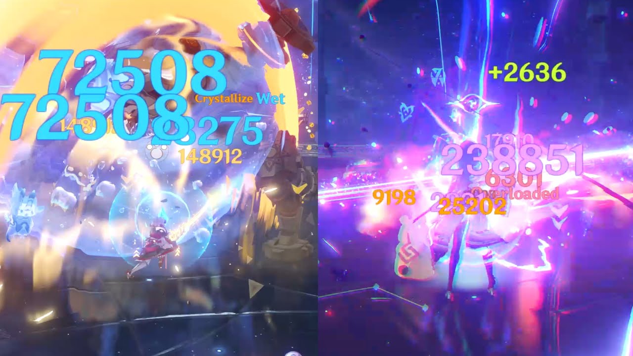 Noelle Wet Rock & Raiden Overload - UI-less Abyss - YouTube